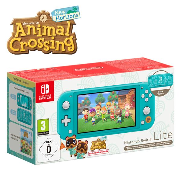 Nintendo Switch Lite Animal Crossing: New Horizons Timmy &amp; Tommy Edition