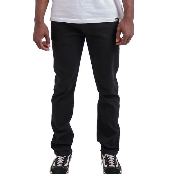 Lee-Detroit-Black/Black Stretch