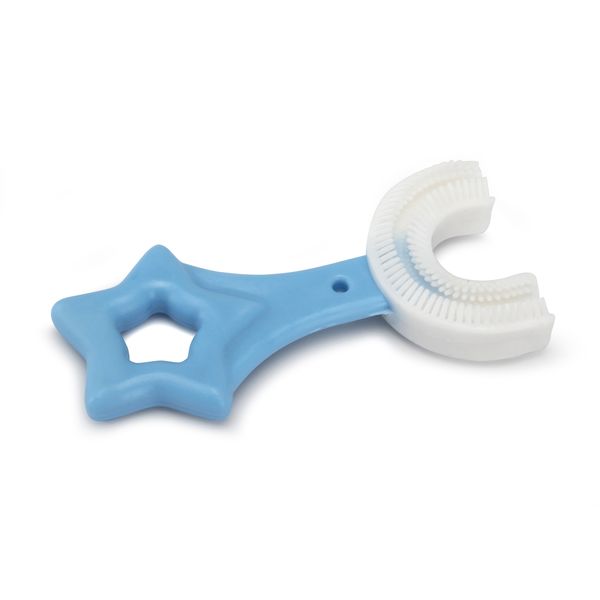 Kiwichild- Blue Boys Star Toothbrush U-Shaped