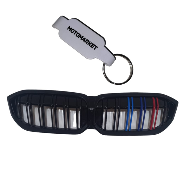 Kidney Grill For A BMW G28 (2022-Current) (M Colours) &amp; MotoMarket Keyring