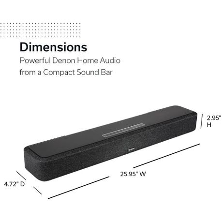 Denon Home Smart Sound Bar 550 With Dolby Atmos (HEOS Built-In