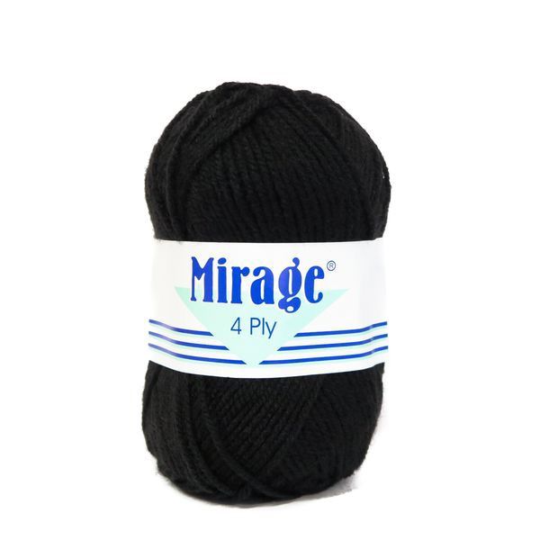Mirage Black Wool