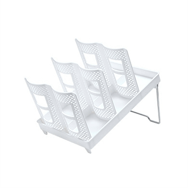 Bracket Foldable Cup Holder Coffee Shop Cup Rack White