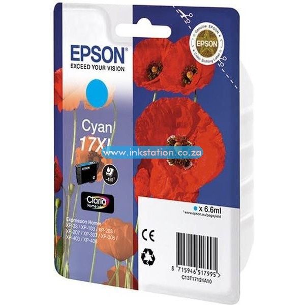 Epson ink cartridge 17XL CYAN