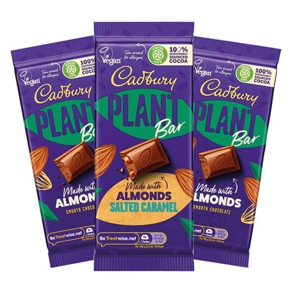 Cadbury Plant Bar The Trio Smooth (Vegan) - 3 x 90g