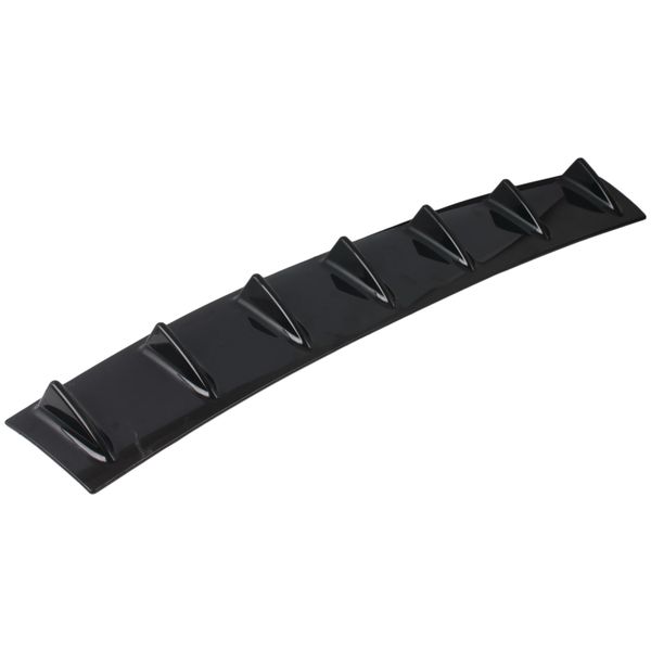 Rear Lower Bumper Lip Spoiler - 7 Fins