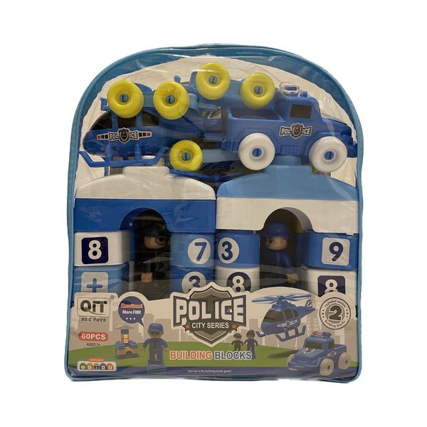 City Police Station Building Blocks Toy for Kids 60 pieses