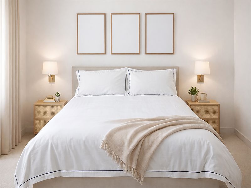 Egyptian Collection Oxford Duvet Cover Set - 1 Set