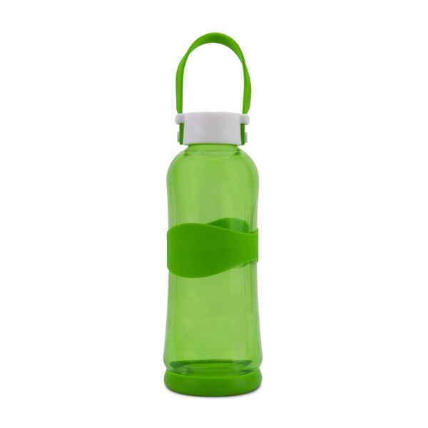Fivgi - Water Bottle - Glass - Green - Screw Cap - 500ml
