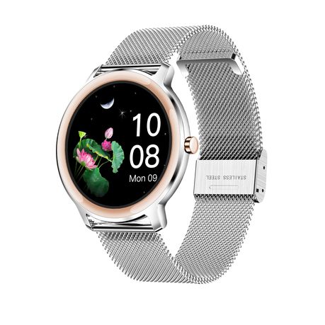 Ladies smart watch discount silver