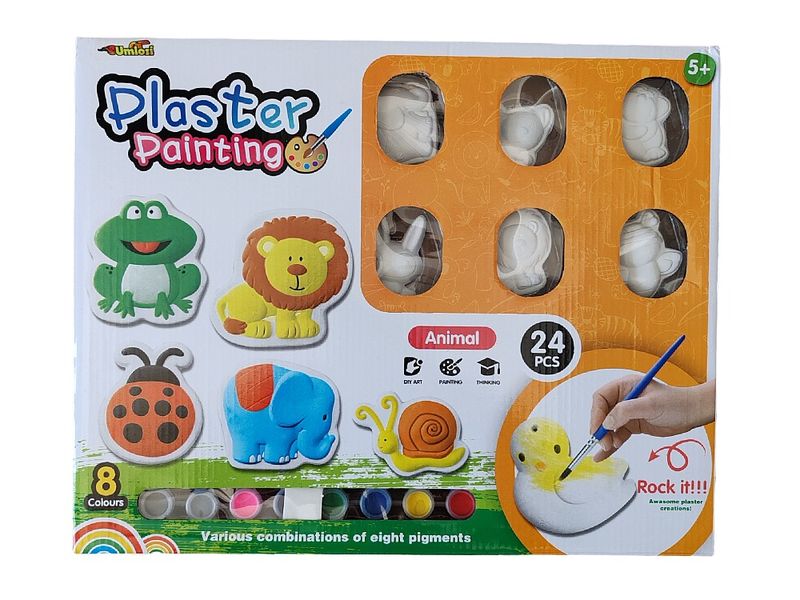 Umlozi Plaster Painting Craft Set - 24pc Set