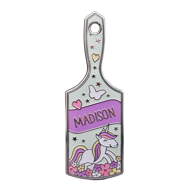 Girl's Personalised Hairbrush - Madison