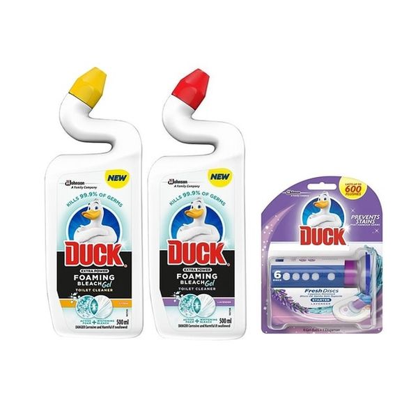Duck - Bathroom Cleaning Bundle - 3 Pack
