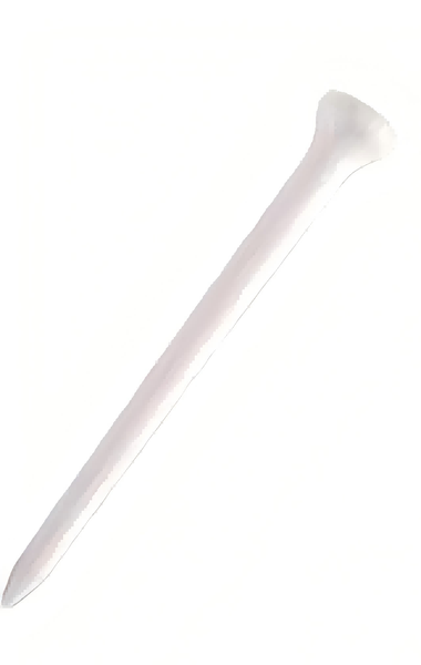 Golf Tees x1000pcs Bamboo 70 mm White