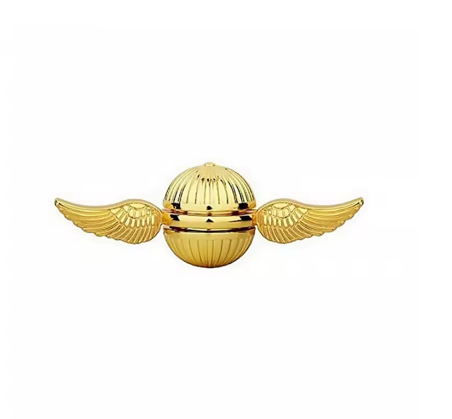 Brass Fidget Spinner Orb Anxiety Toy Stress Relief Spin Bearing Tri Spinner