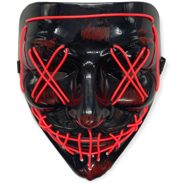 The Purge Light Up Mask - Orange