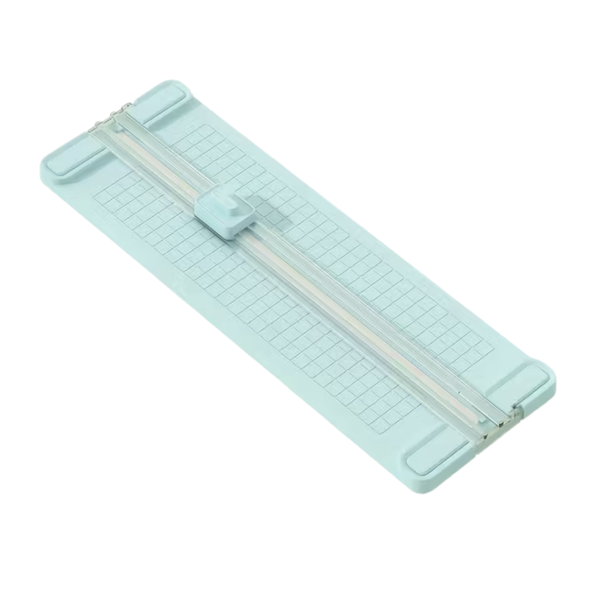 4-in-1 Sliding Paper Cutter with Interchangeable Blades
