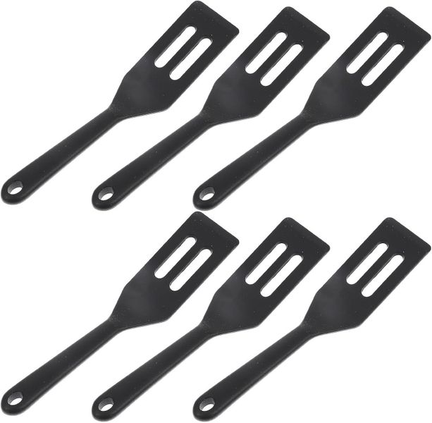 6 Piece Non-stick Mini Silicone Spatulas Heat Resistant Small Cookie Baking
