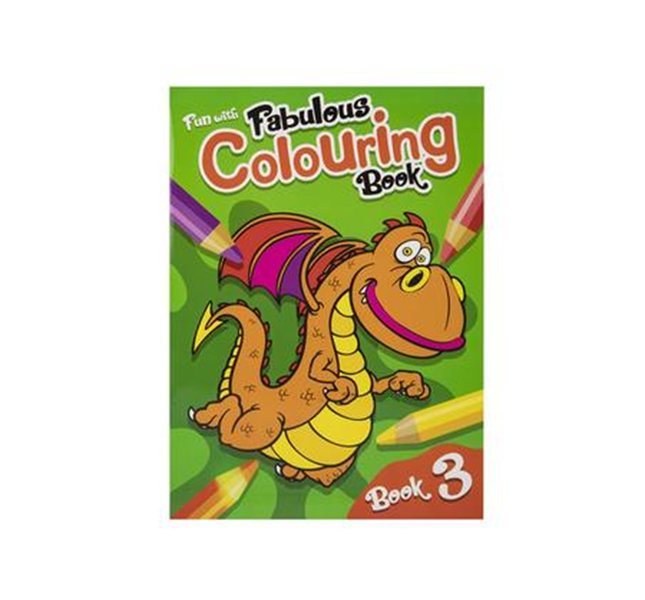 Fun With Fabulous Colouring Book 3 x 4