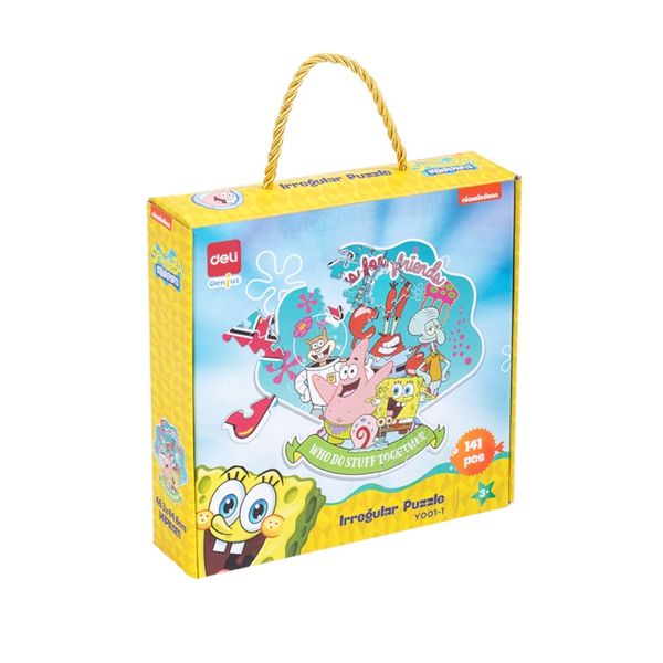 Deli Spongebob Irregular Puzzle 141 Pieces