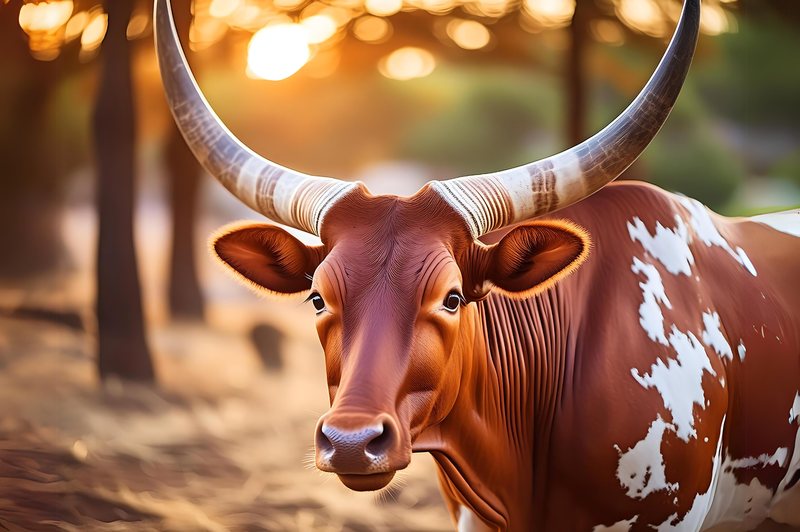 Rooted art Cattle/Cow Home Decor Wall Art (098)