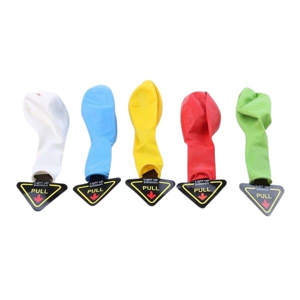 LED Light up Party Balloons (Pack of 5) Assorted Colours