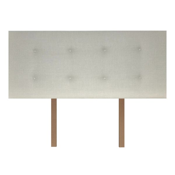 Madison Headboard - Buttons with Straight Corners - Legs