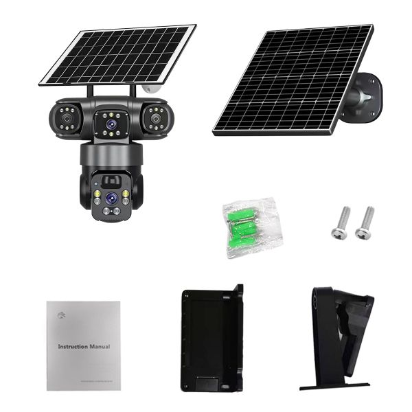 4G Solar Security Camera with Recording, AI Human Detection HUAOI