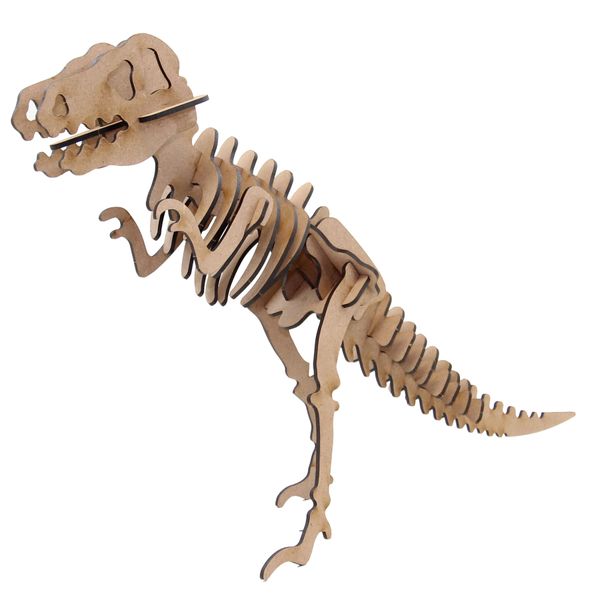 Wow We - 3D Wooden Model Dinosaurs T-Rex Junior