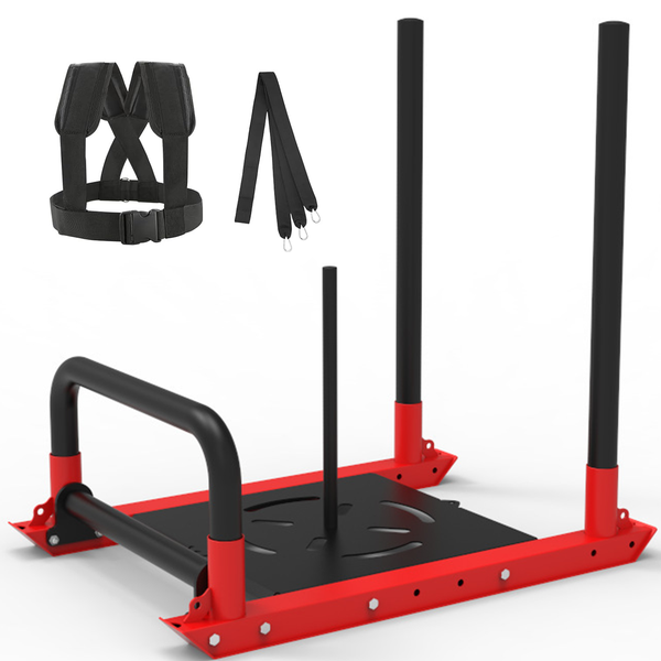 Weight Sled Workout Push Sled Set for Speed and Strength Training Exercise
