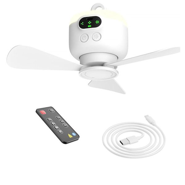 10.6 Inch LED Portable Camping Fan,8000mAh with Hook
