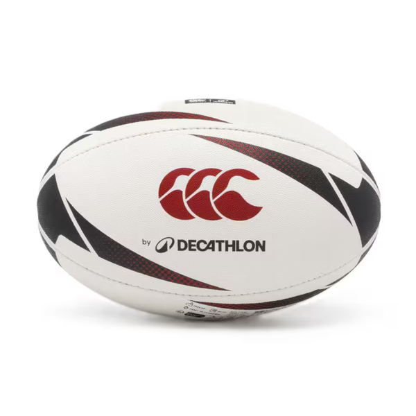 Offload Decathlon Canterbury Rugby Training Ball - Size 4 - Black &amp; Red