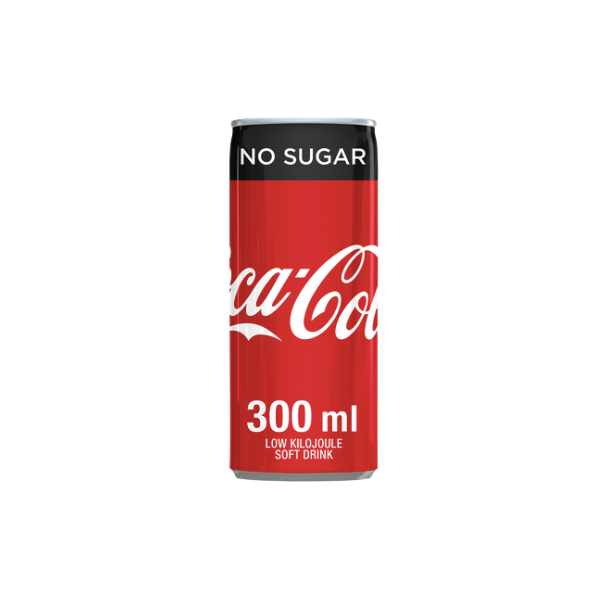 coca cola zero soft drink can 300.00 ml