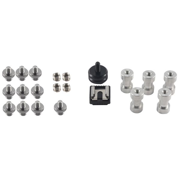 Camera Screw, 22 Pcs 1/4 Inch And 3/8 Inch Screws Adapter