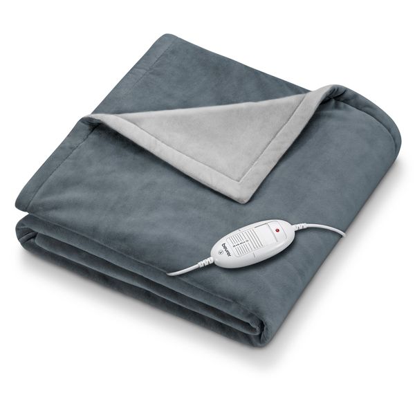 Beurer Electric Heated Over Blanket or Throw: Super Soft HD 75 Cosy