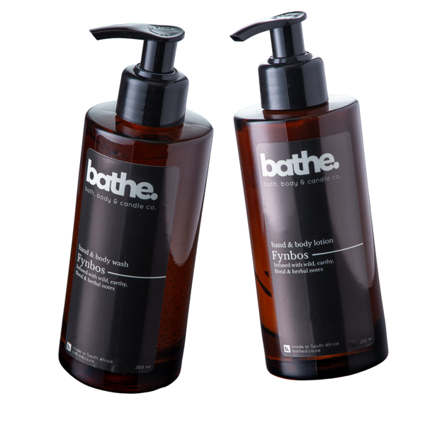 Fybos hand + body wash &amp; lotion set