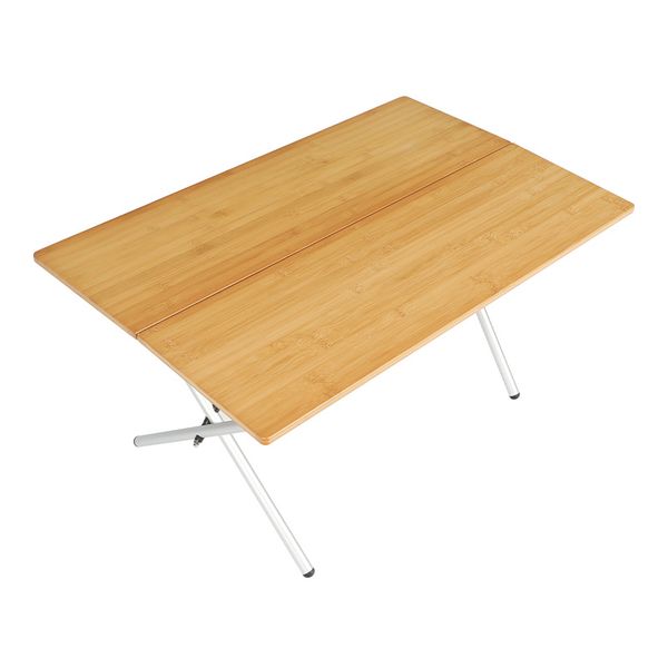 Outdoor Camping Bamboo Board Table, Quick And Portable Picnic Folding Table
