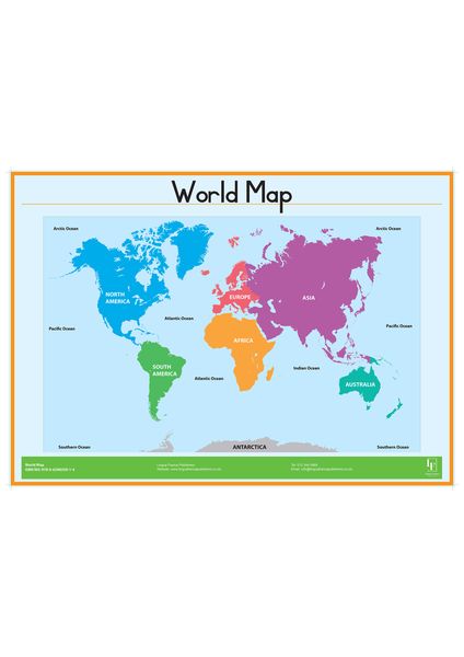 World Map Wall Chart