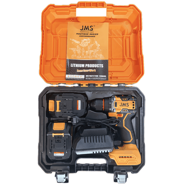 JMS Premium 21V 60NM Brushless Cordless Lithium-Ion Electric Drill - 10mm