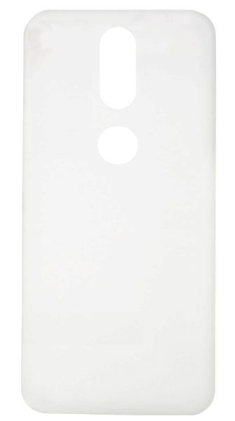 RedDevil Nokia 6.1 Silicone Back Cover - White