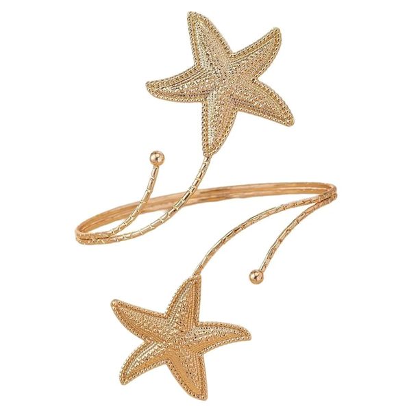 Upper Arm Cuff Star Struck Bracelet For Women Gold Silver