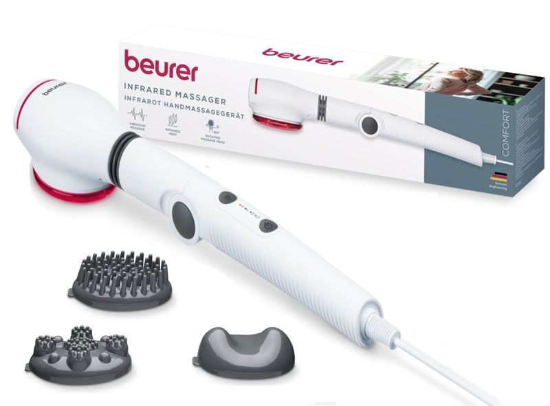 Beurer Germany Massager MG 44 Gentle Vibration Massage with Optional Heat
