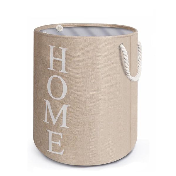 Collapsible Round Laundry Basket - 60L