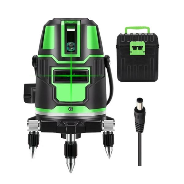 360 Degree Mini Portable Self Leveling Led Five Line Laser &amp; Charger &amp; Case