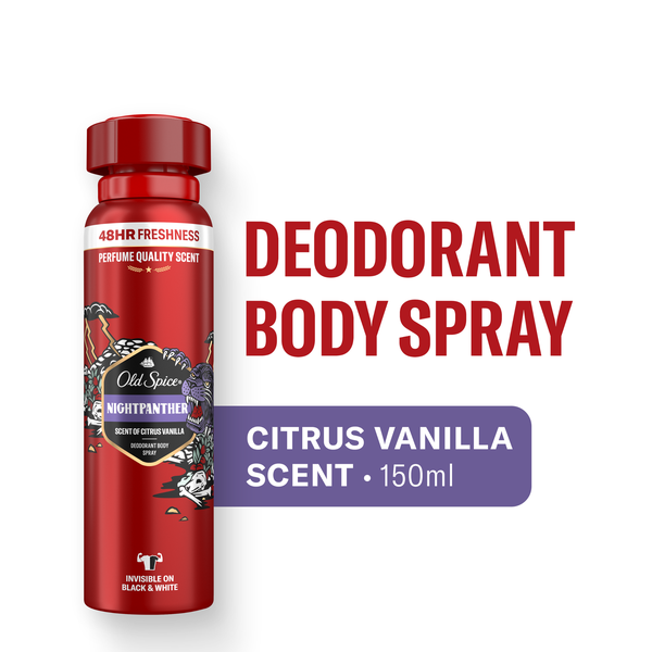 Old Spice Deodorant Body Spray Nightpanther - 150ml