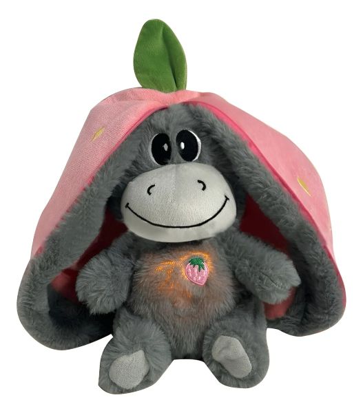Able Plush Donkey Toy with Glowing Music Perfect for Cuddling and Play