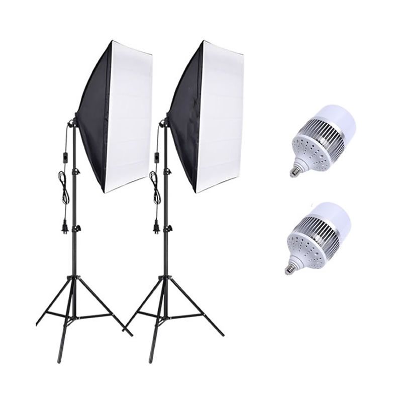 2pcs 200w Photography Studio Softbox Lighting Kit 