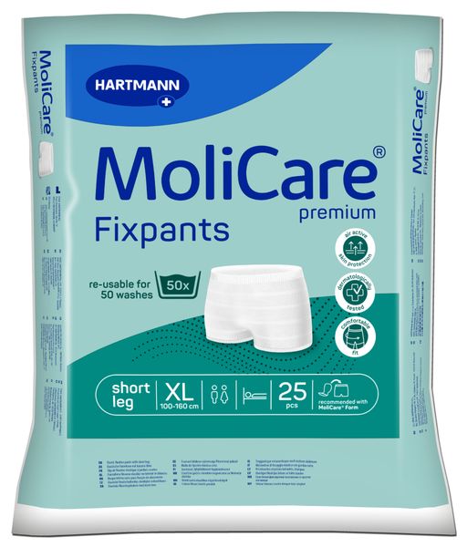 MoliCare Premium Fixpants Short Leg - XL - 25s