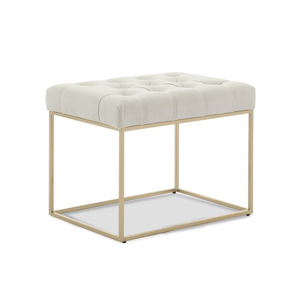 Ottoman Footstool, Rectangle Ottoman, Vanity Chair Stool, Footrest,