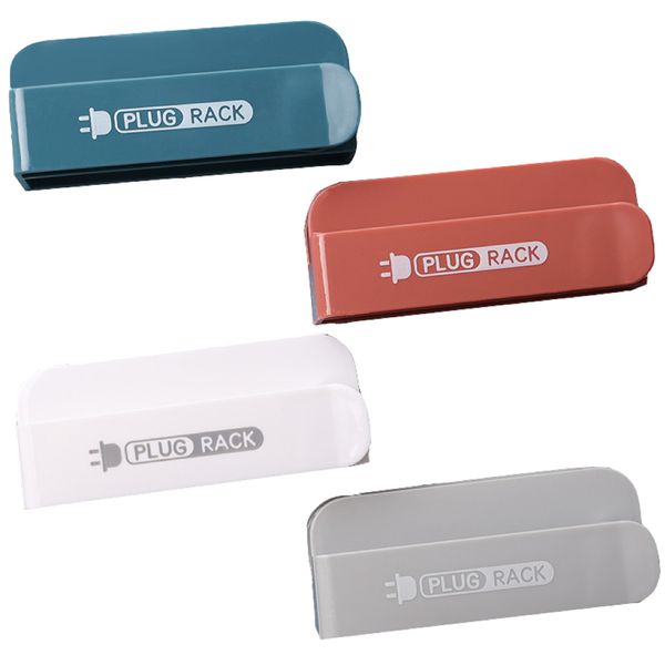 Home Office Computer Self Adhesive Plug Rack Set of 4